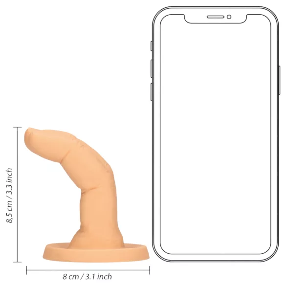 S-Line - dvoprstni dildo (naraven)