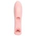Loveline - prstni vibrator z rebrasto teksturo - roza