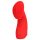 Loveline - stimulacijski prstni vibrator (rdeč)