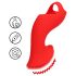 Loveline - stimulacijski prstni vibrator (rdeč)