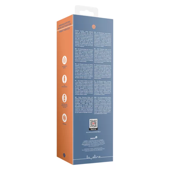 Loveline - vibratorski stimulator s segrevanjem - modra