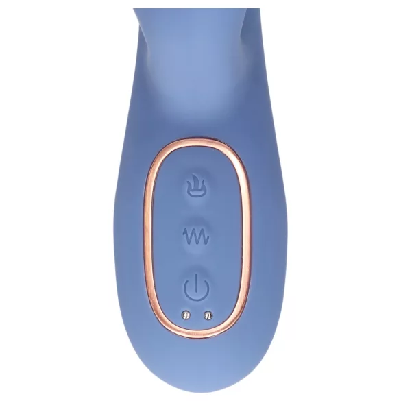 Loveline - vibratorski stimulator s segrevanjem - modra