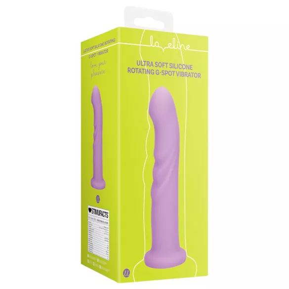 Loveline - vibrator z vrtenjem - polnilni - roza