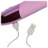 Loveline - polnilni vibrator z zajčjo ušesci (roza)