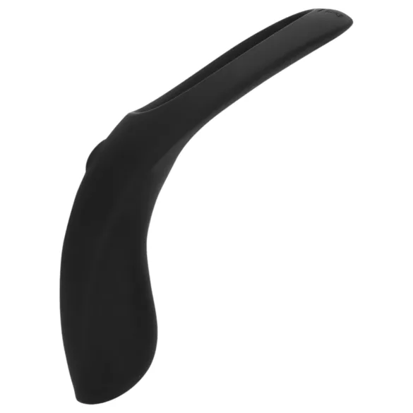 Loveline - vibracijski obroč za penis in moda - akumulatorski - črn
