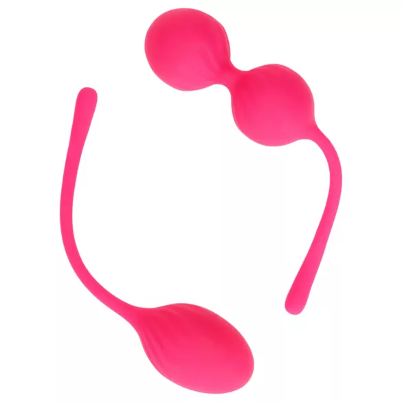 Loveline - kegel kroglice set - utežene - 2-delni - roza