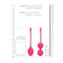 Loveline - kegel kroglice set - utežene - 2-delni - roza