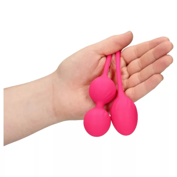 Loveline - kegel kroglice set - utežene - 2-delni - roza