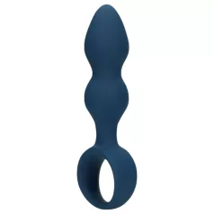 Loveline - analni dildo z obročem - srednji - moder