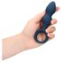 Loveline - obročasti analni dildo - srednji (moder)