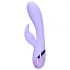 Loveline - vibrator zajček za klitoris z ročajem - polnjenje - vijoličen