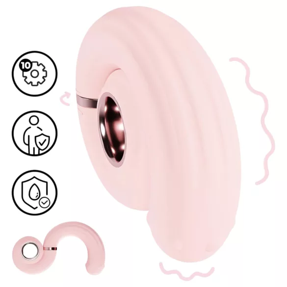 Loveline Perles - vibrator za G-točko z bunkicami - roza