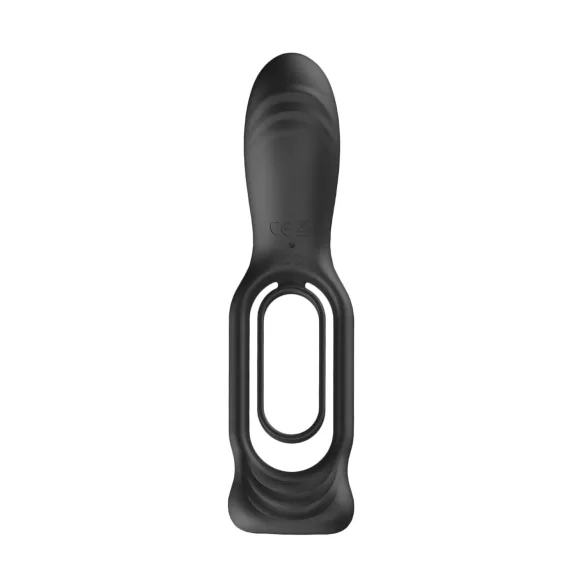 No.88 - vibracijski obroč za penis - črna