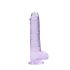 RealRock - realistični dildo - lila - 19 cm