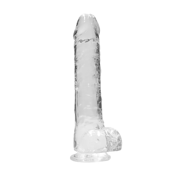 RealRock - prozoren realistični dildo - 22 cm
