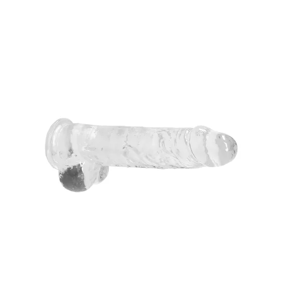RealRock - prozoren realistični dildo - 22 cm