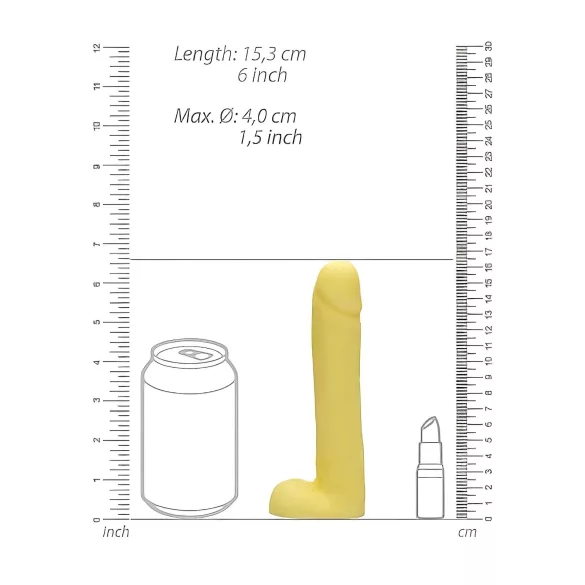 S-Line - Dicky - milo v obliki penisa z modoma - vanilija (210 g)