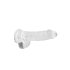 RealRock - prozoren realistični dildo - 15 cm