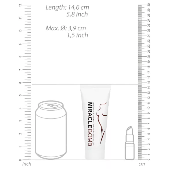 Pharmquests Miracle Bomb - krema za povečanje in učvrstitev prsi - 100 ml