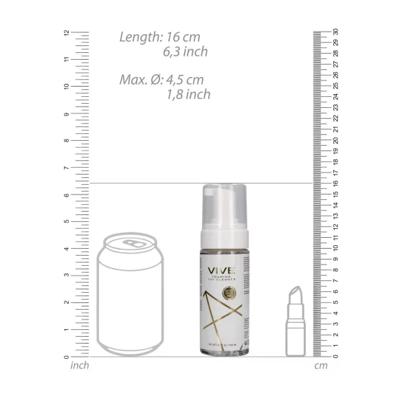 Vive - čistilo za erotične igrače - pena - 140 ml
