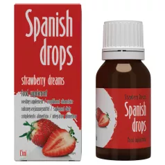   Cobeco Spanish Drops - kapljice za povečanje želje - jagoda - 15ml