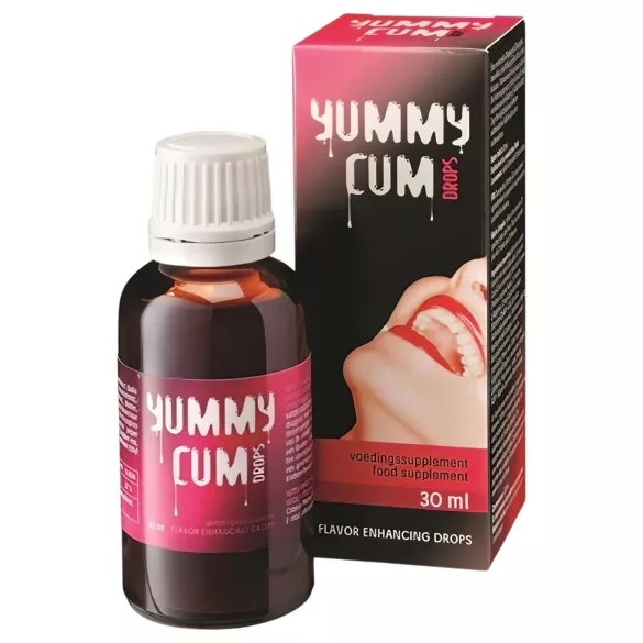 Yummy Cum Drops - prehransko dopolnilo za moške - kapljice - 30 ml