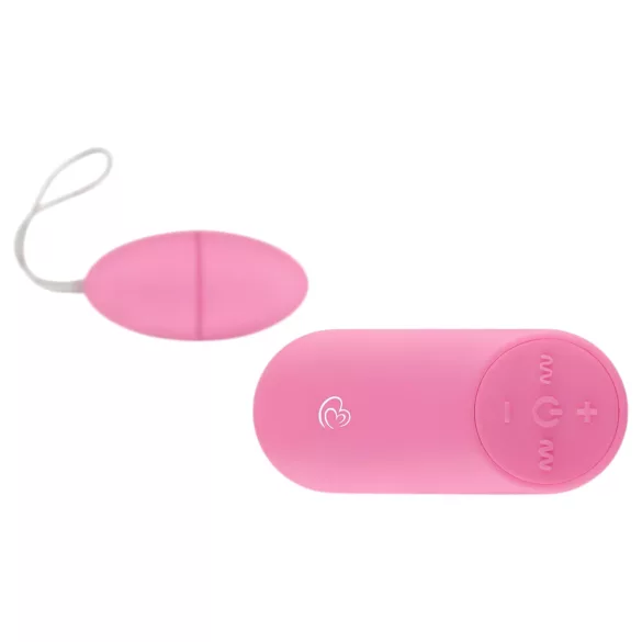 Easytoys - vibracijsko jajce - 7 načinov - brezžični daljinec - roza