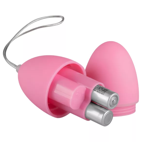 Easytoys - vibracijsko jajce - 7 načinov - brezžični daljinec - roza