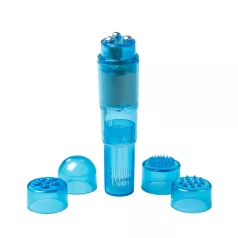   Easytoys - mini vibrator set za stimulacijo - 5-delni - modra