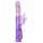 Easytoys Butterfly - vibrator z rotacijo in potiskanjem - vijoličen