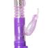 Easytoys Butterfly - vibrator z rotacijo in potiskanjem - vijoličen
