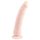Easytoys - 100% silikonski dildo s priseskom (21 cm) - naravno