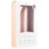 Easytoys - 100% silikonski dildo s priseskom (21 cm) - naravno