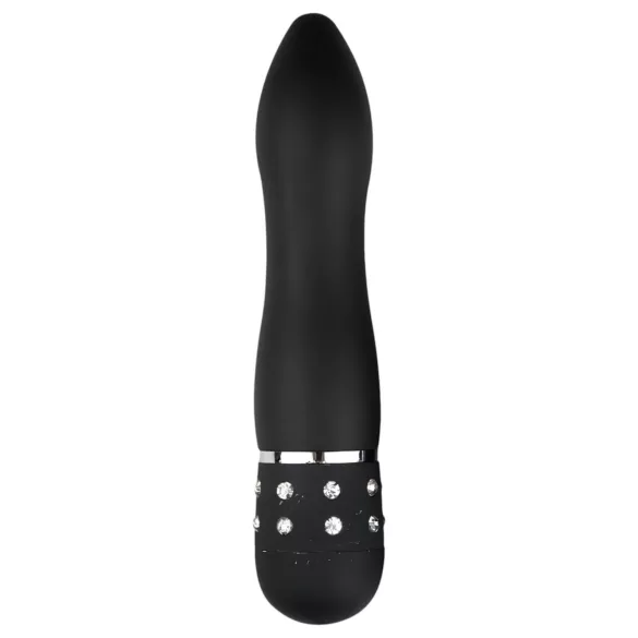Easytoys - mini vibrator za točko G - ukrivljena oblika - črna