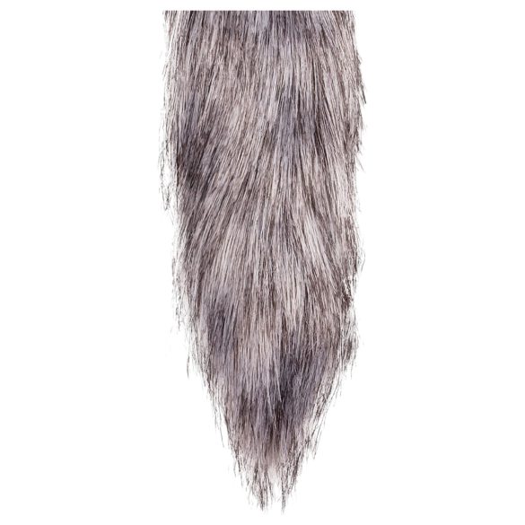 Easytoys Fox NO5 - analni čep iz kovine z lisičjim repom - srebrn