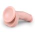 Easytoys - Dildo z vakumskupkom in modo (15 cm) - naravna barva
