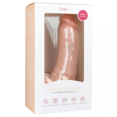 Easytoys - dildo s modom - prisesek - 20 cm - naravna barva
