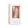 Easytoys - dildo s prisesko, z modi (20 cm) - naravna barva