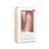 Easytoys - dildo s prisesko, z modi (20 cm) - naravna barva