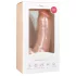 Easytoys - dildo s modom - prisesek - 20 cm - naravna barva
