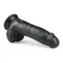 Easytoys - dildo s priseskom in modom - 20 cm - črn