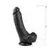 Easytoys - dildo s priseskom in modom - 20 cm - črn