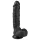 Easytoys - dildo s priseskom in modami - 22,5 cm - črn
