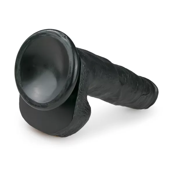Easytoys - dildo s priseskom in modami - 22,5 cm - črn