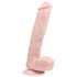 Easytoys - dildo z modom in modom - sesalec - 26,5 cm - naravna barva