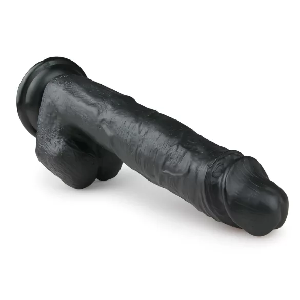 Easytoys - dildo s priseskom in modom - velik 26,5 cm - črn