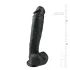 Easytoys - dildo s priseskom in modom - velik 26,5 cm - črn