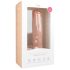 Easytoys - Veliki dildo s priseskom in modi (29,5 cm) - naravno