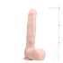 Easytoys - Veliki dildo s priseskom in modi (29,5 cm) - naravno