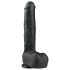 Easytoys - dildo s priseskom in modom - velikost 29,5 cm - črna